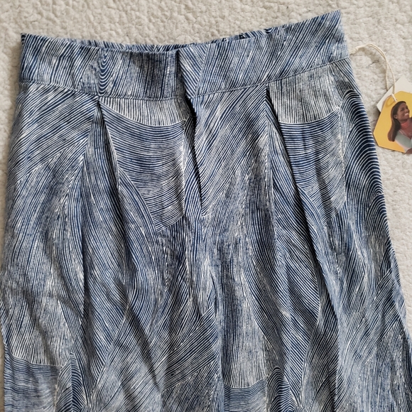 Fe Noel x Target Women's Fine Line Print Wide-Leg Pants - Picture 4 of 11